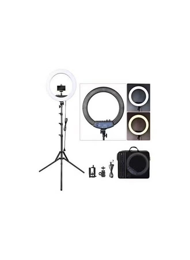 Mobile Live Supplementary Light Photography Ring Lamp with US Plug, No Tripod Included