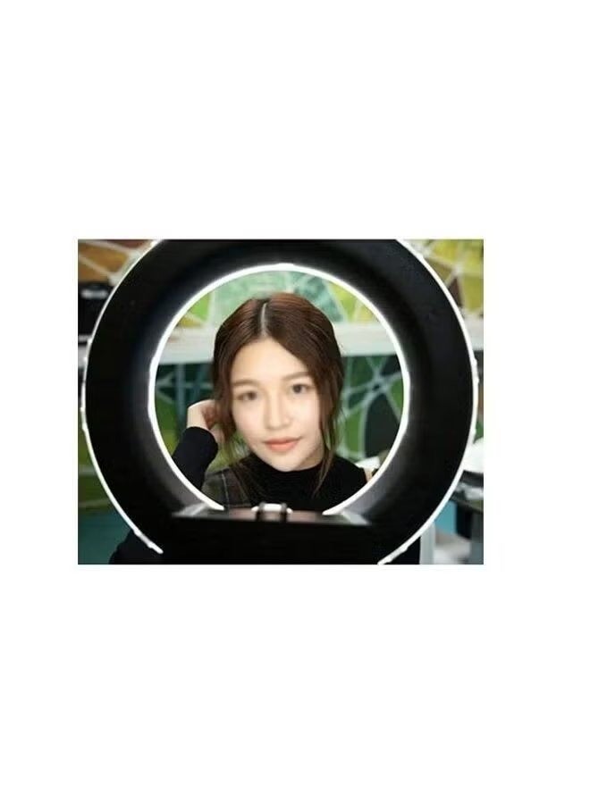 Mobile Live Supplementary Light Photography Ring Lamp with US Plug, No Tripod Included