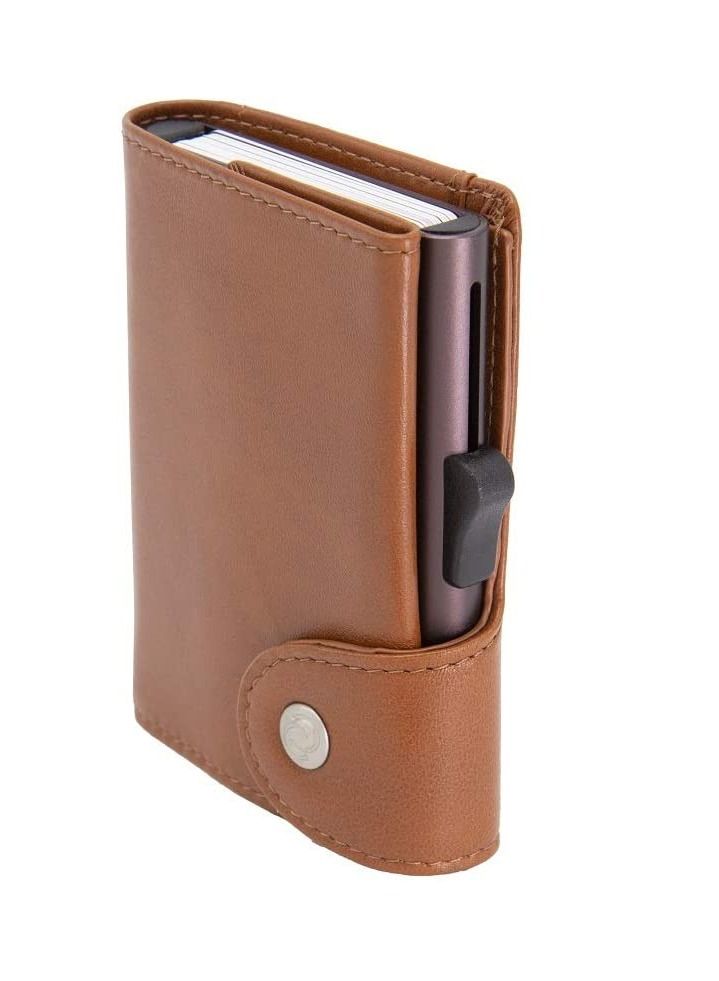 Anti-Skimming Slim Minimalist Dutch Design Genuine Italian Leather  RFID Card Holder Wallet