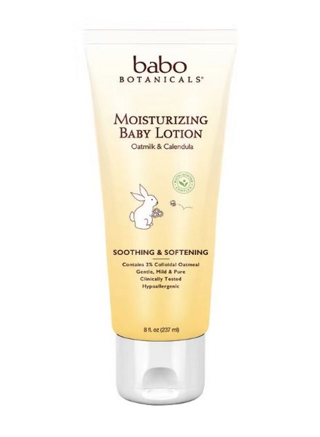 Moisturizing Baby Lotion Oatmilk  Calendula 8 fl oz 237 ml