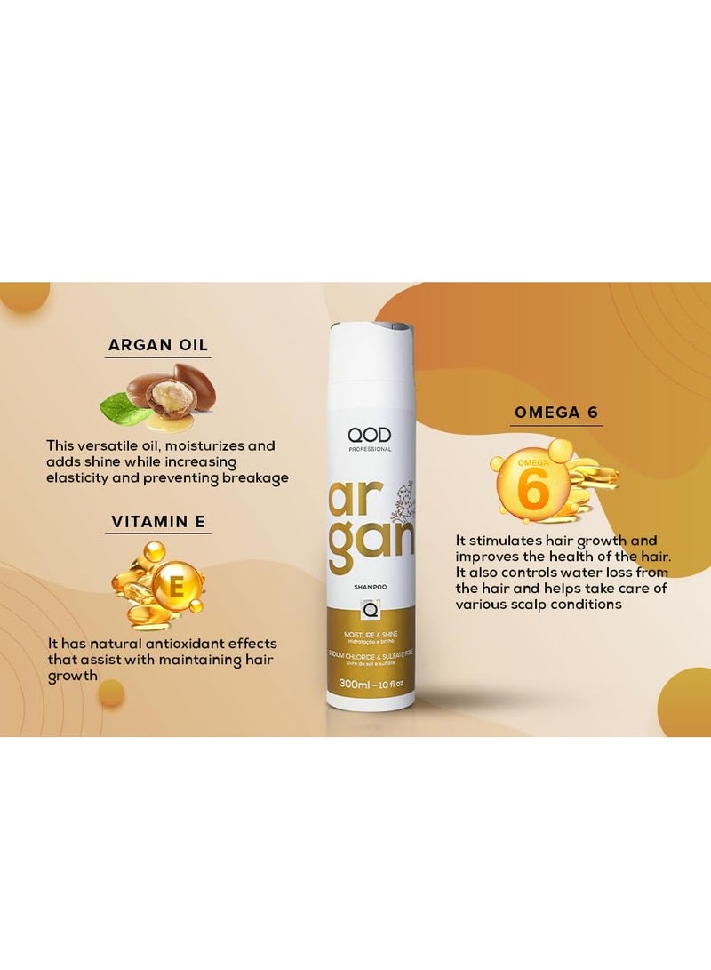 QOD Professional Argan Shampoo Sulphate free Sodium Chloride free