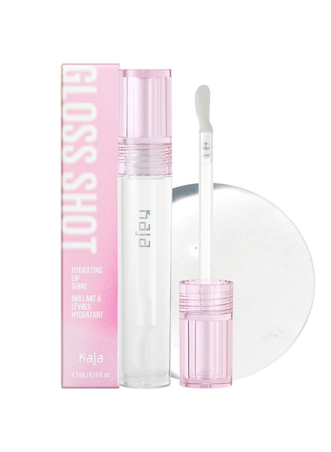 Lip Gloss Gloss Shot ; Gift With Jojoba Oil Sheer Hydrating Juicy Plumper Looking Lips 01 Crystal Clear 0.14 Fl Oz