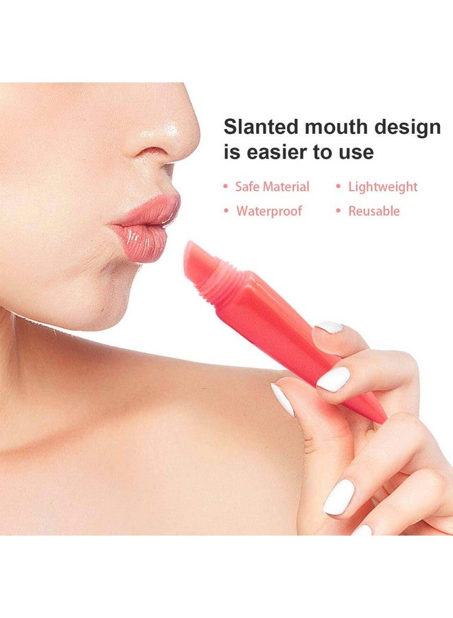 22 Packs Lip Gloss Empty Tubes Containers(10Ml)，Travel Empty Bottle，Refillable Soft Cosmetic Squeeze Tubes For Women &Girls Diy Lip Gloss Cosmetics