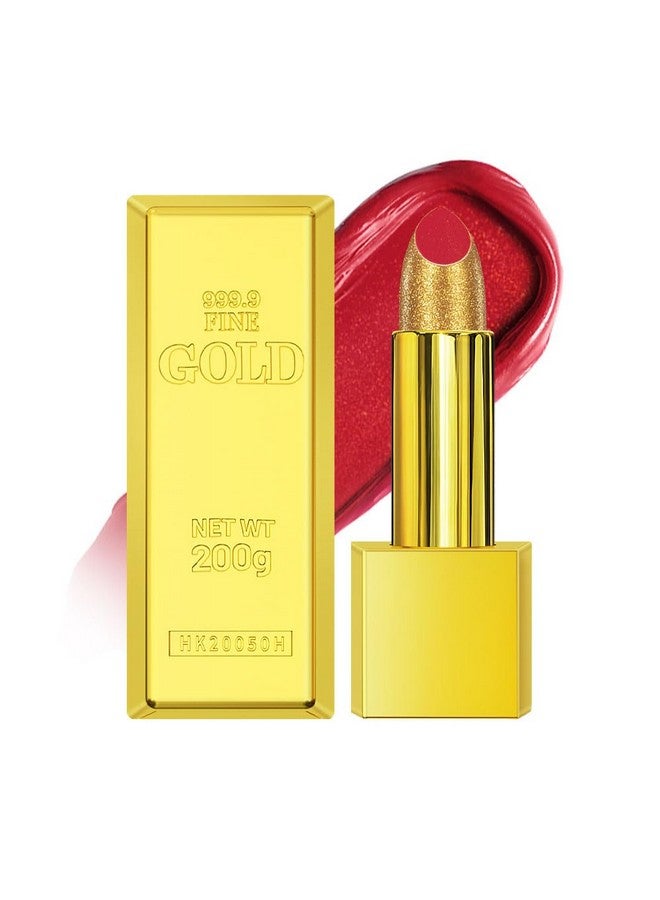 Gold Lipstick Velvet Nude Waterproof Matte Lip Gloss ( 2)