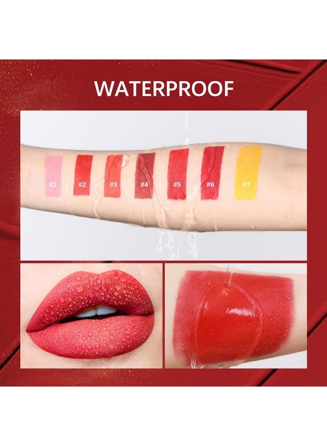 Gold Lipstick Velvet Nude Waterproof Matte Lip Gloss ( 2)
