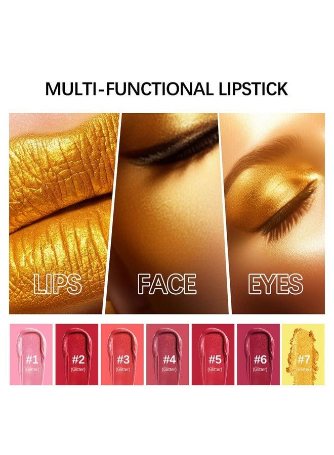Gold Lipstick Velvet Nude Waterproof Matte Lip Gloss ( 2)