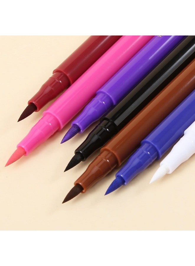 Colorful Liquid Eyeliner Matte Eye Makeup Liner Pen With Felt Tip Highly Pigmented And Long Lasting Eyeliner For Women