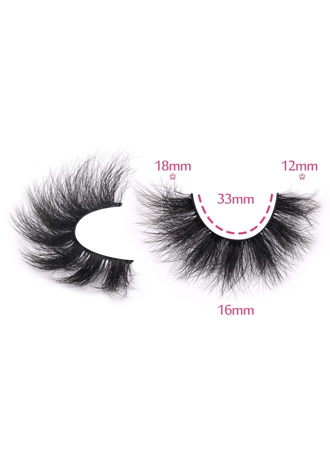 Mink Lashes Fluffy 8D False Eyelashes Wispy Eye Lashes Cat Eye Long 18Mm Dramatic Fanxiton 7 Pairs Pack Volume Thick Faux Mink Lashes Multipack