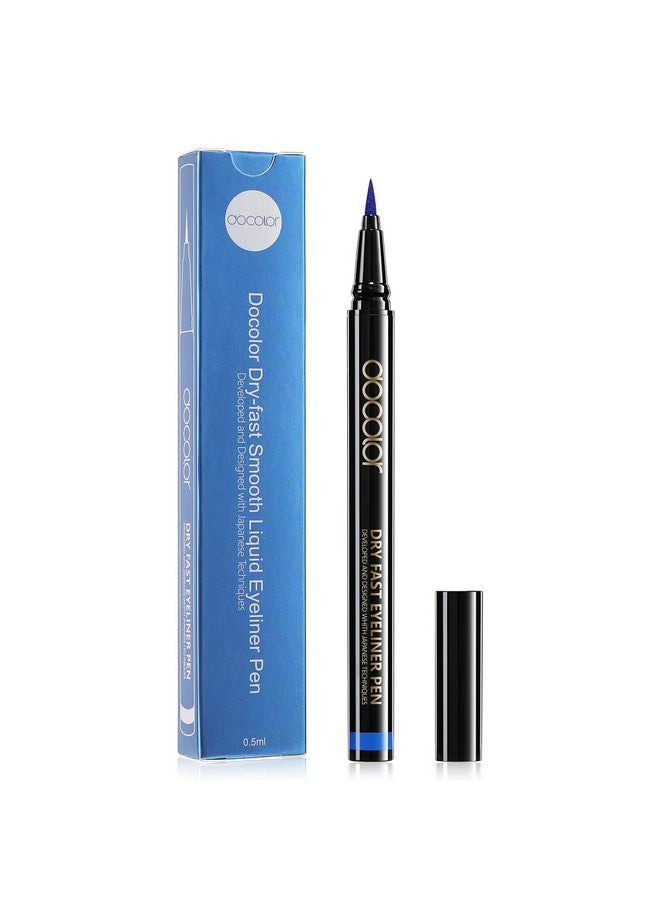 Waterproof Eyeliner Pen Super Slim Liquid Precise All Day Eye Liner Gel Blue