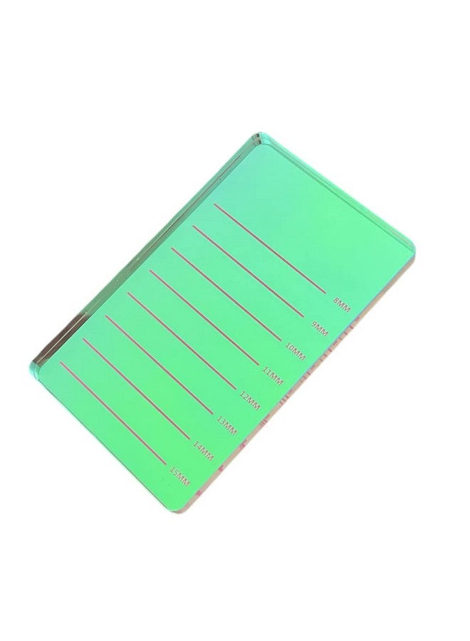 Grafting False Eyelash Acrylic Extension Pallet Eyelash Extension Glue Tweezers Plate Pad Makeup Palette Individual Training Tools (Dazzling 4.72X2.95Inch)