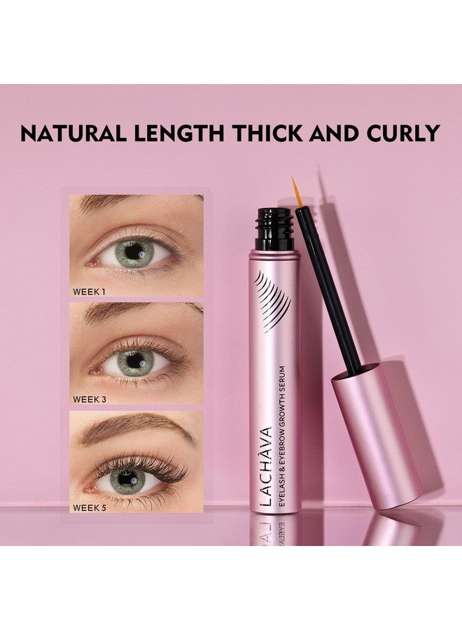 Eyelash Growth Serum 5Ml Lash Serum For Longer And Thicker Eyelashes Rapid Onset (Gift Set)