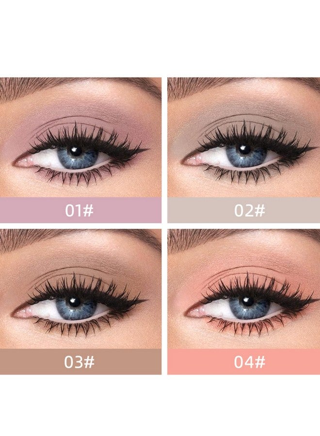 Matte Liquid Eyeshadow 8 Colors Neutral Naked Smooth Creamy Eyeshadow Set Lightweight High Pigmented And Waterproof Long Lasting Matte Eyeshadow (Matte Naked 8Colors Set 1)