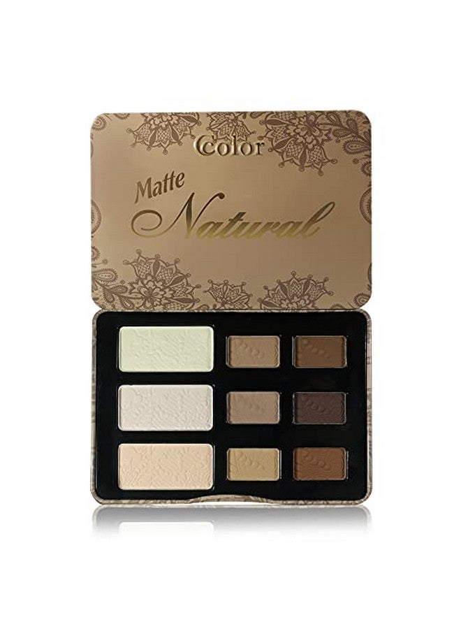 Cosmetics Matte Natural 9 Color Eyeshadow Palette Matte Finish Highly Pigmented Eye Shadow Makeup Long Wearing Eye Palette Eye Makeup Kit With Easy To Blend Neutral Shades