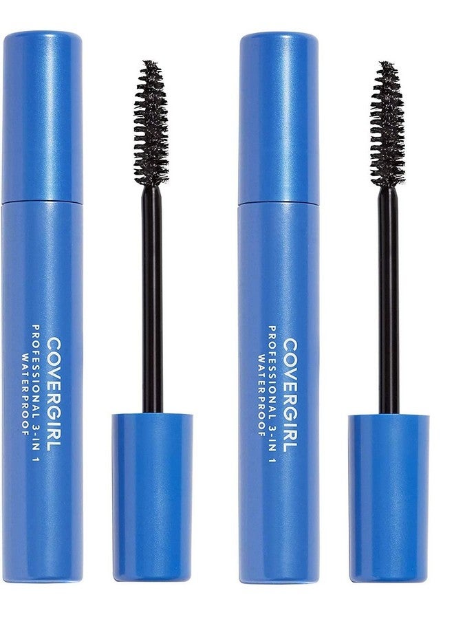 Professional All In One Waterproof Mascara Very Black 225 1 Count(Pack Of 2)