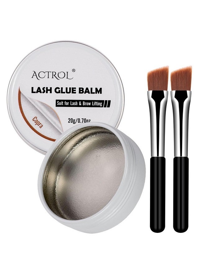Lash Lift Glue Balm Eyelash Copra Lifting Perm Strong Hold Lash&Brow Perm Glue Balm Brow Adhesive Powerful Sticky Brow Lamination 0.71Oz/20G