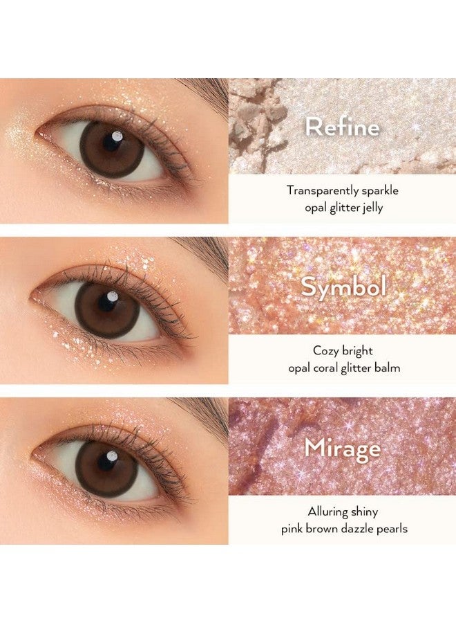 Glitterpedia Eye Shadow Palette;Point Makeup Vegan;Korean Cosmetics;Daily;Matte;Glitter;Shimmer;Pearl;Daily;Party;Sparkling… (No.1 All Of Glitter)