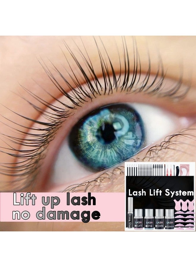 Lash Lift Kit Lash Lifting At Home Eyelash Perm With Boost Care 5 Minutes Keratin Perming Easy To Use Curl Eye Lashes Up To 8 Weeks Semi Permanent Wave With Strong Glue And Brush