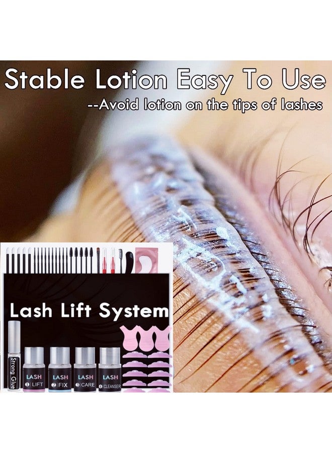 Lash Lift Kit Lash Lifting At Home Eyelash Perm With Boost Care 5 Minutes Keratin Perming Easy To Use Curl Eye Lashes Up To 8 Weeks Semi Permanent Wave With Strong Glue And Brush