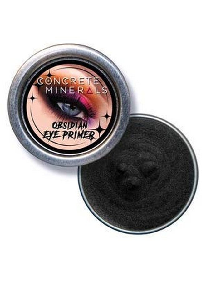 Eye Primer Luxurious Silky Soft Balm Formula Longer Lasting With No Creasing Black Finish 100% Vegan And Cruelty Free Handmade In Usa 10 Grams (Obsidian)