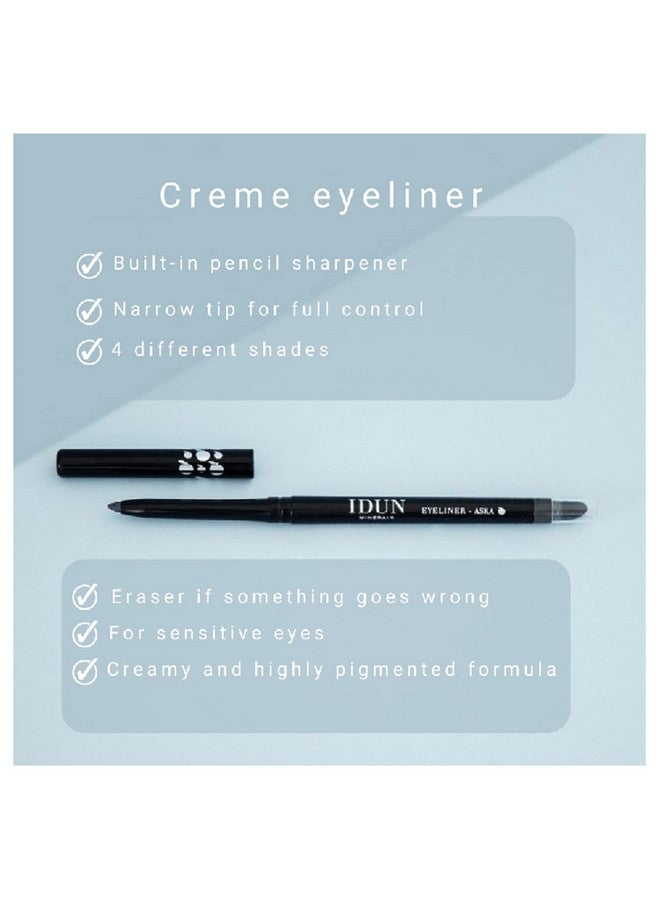 Creamy Eyeliner Precision Pen For Flawless Eye Looks Skin Nourishing Mineral Formula Fine Tipped Point And Angled Smudging Tool For Sharp Or Smoky Designs 105 Hav 0.012 Oz