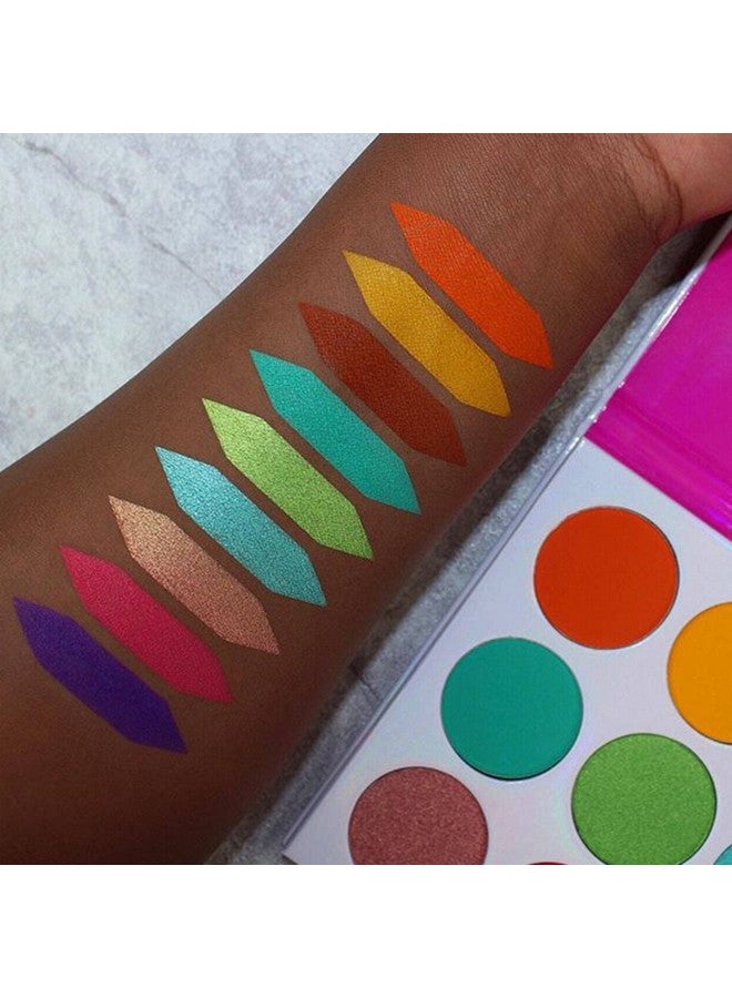 Greens Purple Red Brown Yellow Eyeshadow Palette Professional Eye Makeup Pigmented Eyeshadow Palette Makeup Palette For Eye Color & Shine Pressed Eyeshadow Cosmetics Shades Of 9