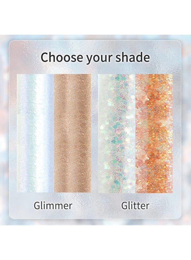 Liquid Glitter Eyeshadow High Pigmented Multi Dimensional Finish With One Swipe Metallic Coverage Long Lasting And Luminous Shimmer Eyeliner Makeup 1.7 Grams (C03 Magic Shell)