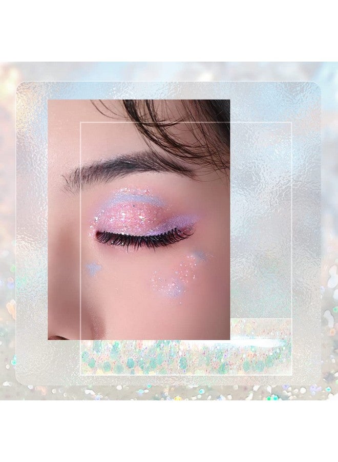 Liquid Glitter Eyeshadow High Pigmented Multi Dimensional Finish With One Swipe Metallic Coverage Long Lasting And Luminous Shimmer Eyeliner Makeup 1.7 Grams (C03 Magic Shell)