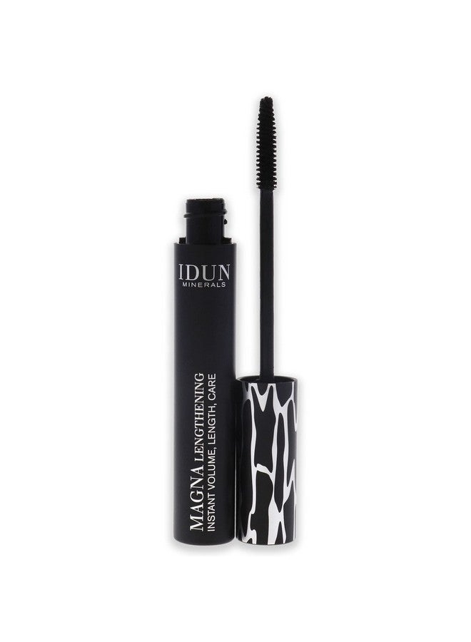 Magna Lengthening Mascara Volumizing Pigmented Solution Enhances Short Lashes Hydrating Mineral Formula Without Smudging Vegan And Cruelty Free 009 Black 0.44 Oz