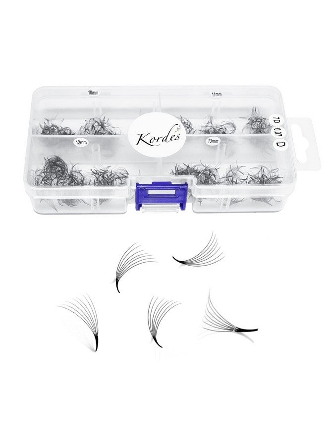 Premade Fans Lash Extensions By Kordes Mix Size 10 To 13Mm For Professional Use Promade Volume Eyelash Extensions (7D D Curl)