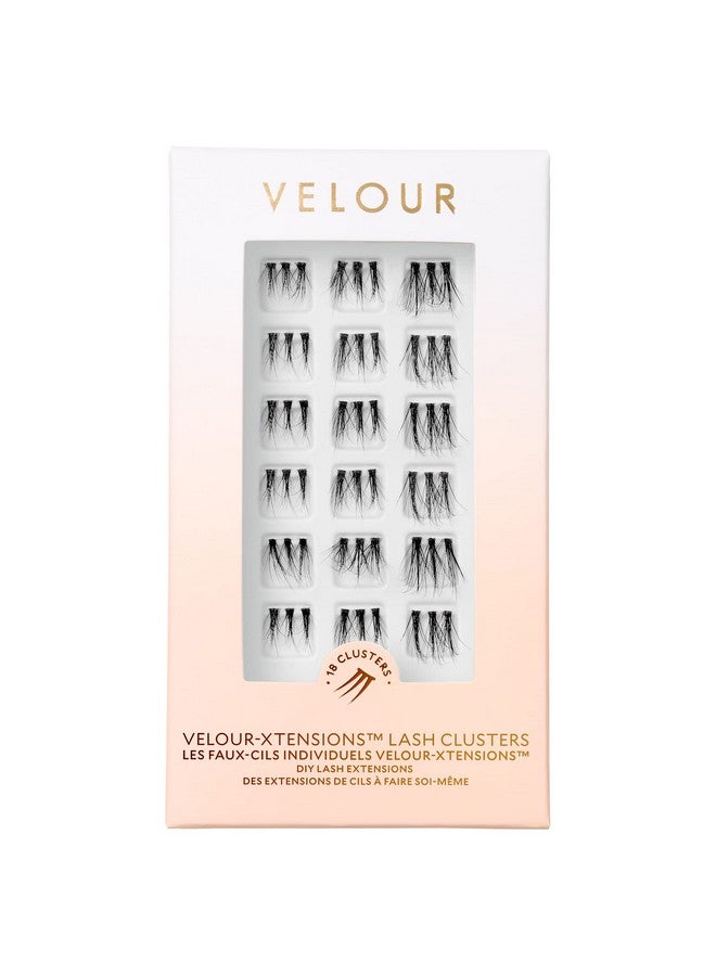 Velour Xtensions Eyelash Refills Classic False Individual Vegan Lash Extensions Lightweight Fluffy Reusable Handmade Lashes Lash Clusters Soft And Comfortable All Eye Shapes