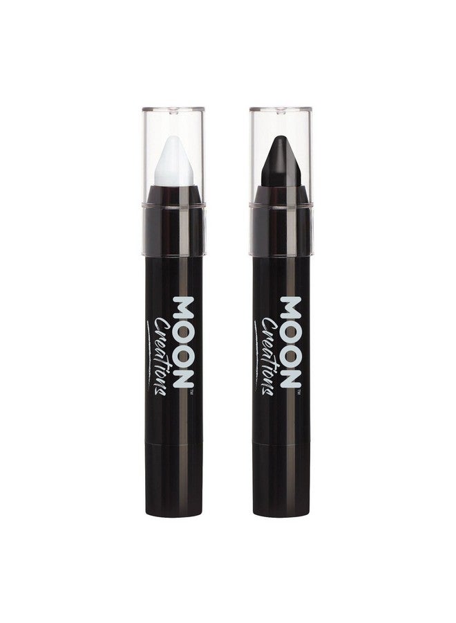 Face Paint Stick / Body Crayon Monochrome Set Makeup For The Face & Body By Moon Creations 0.12Oz