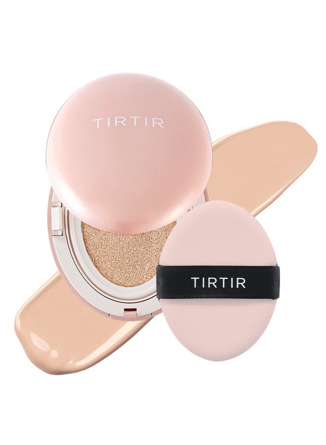 Mask Fit All Cover Pink Cushion 0.6 Oz (18 G) Cushion Foundation High Coverage Smooth Glow Dewy Finish (17C Porcelain)