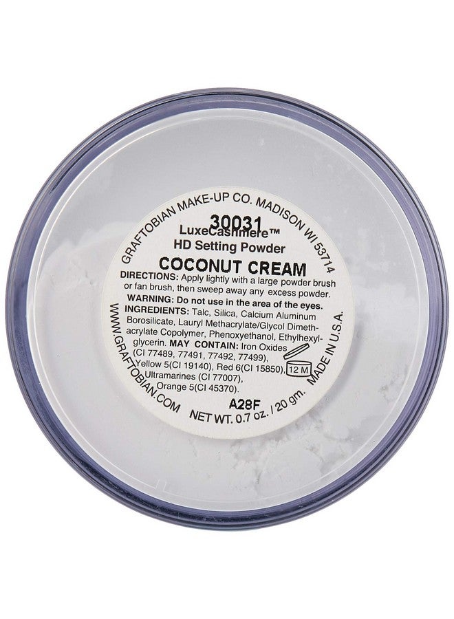 Hd Luxecashmere Setting Powder Coconut Cream (0.7 Oz)