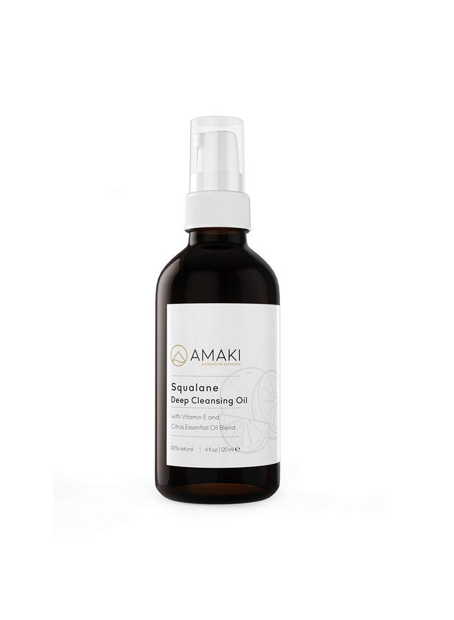 Amaki Deep Cleansing Oil & Makeup Remover With Squalane (Citrus Blend) Organic Gifts For Women