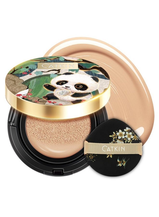 Panda Land Full Coverage Cushion Fondation Breathable Hydrating Nourishing Poreless Face Makeup Save For Sensitive Skinsheer Finish (C03 Medium Beige)