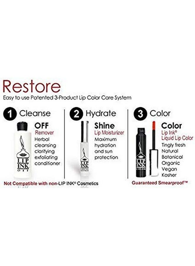 Liquid Lip Color Lipstick Lava Red (Red) ; Natural & Organic Makeup For Women International ; 100% Organic Kosher & Vegan