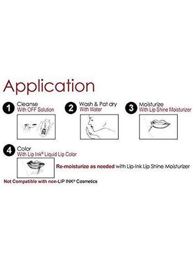 Liquid Lip Color Lipstick Lava Red (Red) ; Natural & Organic Makeup For Women International ; 100% Organic Kosher & Vegan