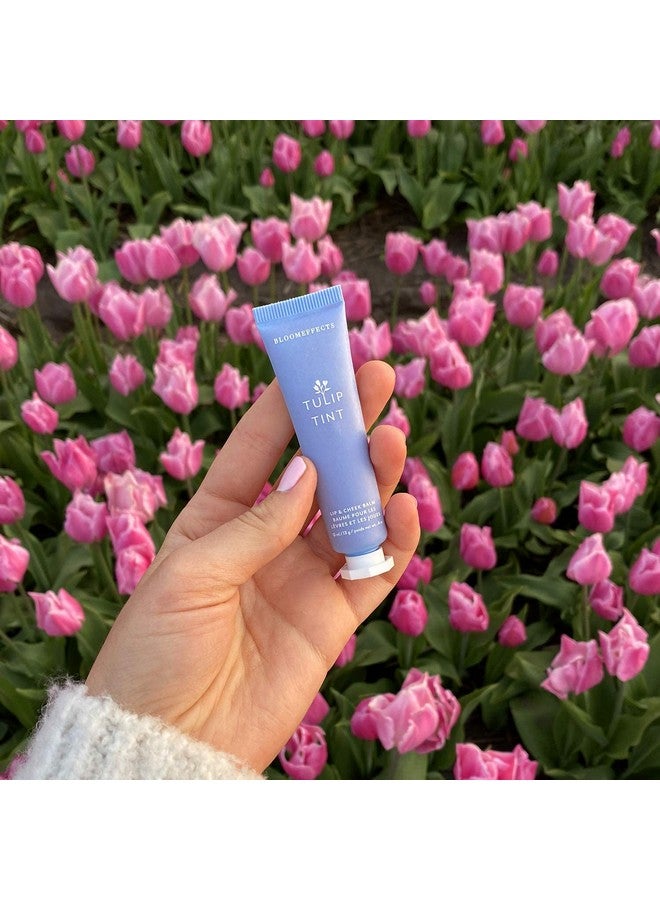 Natural Tulip Tint Lip + Cheek Balm ; Cruelty Free Non Toxic Clean Beauty (Petal Pink)