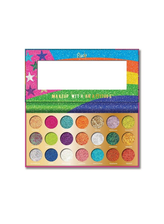 United Shades Of Glitter 21 Pressed Glitter Palette