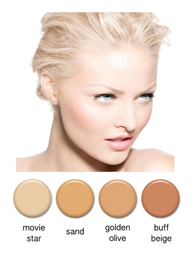 4Pc Fair Complexion Professional Airbrush Cosmetic Makeup Set 1/2 Oz Bottles