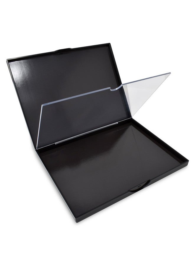 The Adept Palette In Singularity Black Double Sided Magnetic Empty Palette With Divider Holds Over 100 Single Round Standard Sized Eyeshadow Pans Hardshell Case