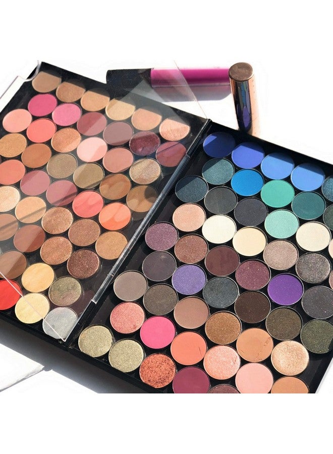 The Adept Palette In Singularity Black Double Sided Magnetic Empty Palette With Divider Holds Over 100 Single Round Standard Sized Eyeshadow Pans Hardshell Case