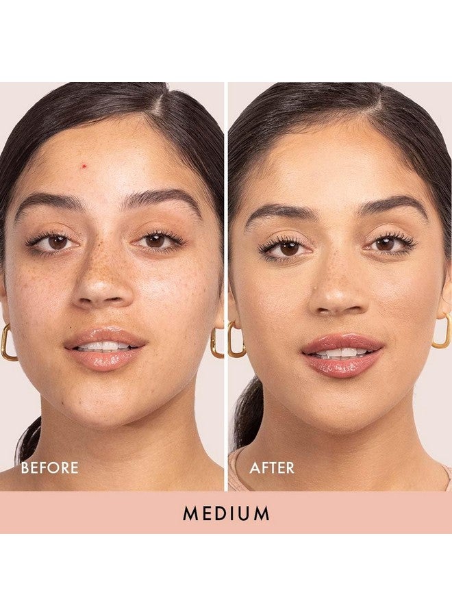 Wanderlust Powder Foundation Medium Blurs And Evens Skin Tone Perfects And Hydrates With Hyaluronic Acid Aloe Honeysuckle & Vitamin E Lightweight Buildable Coverage