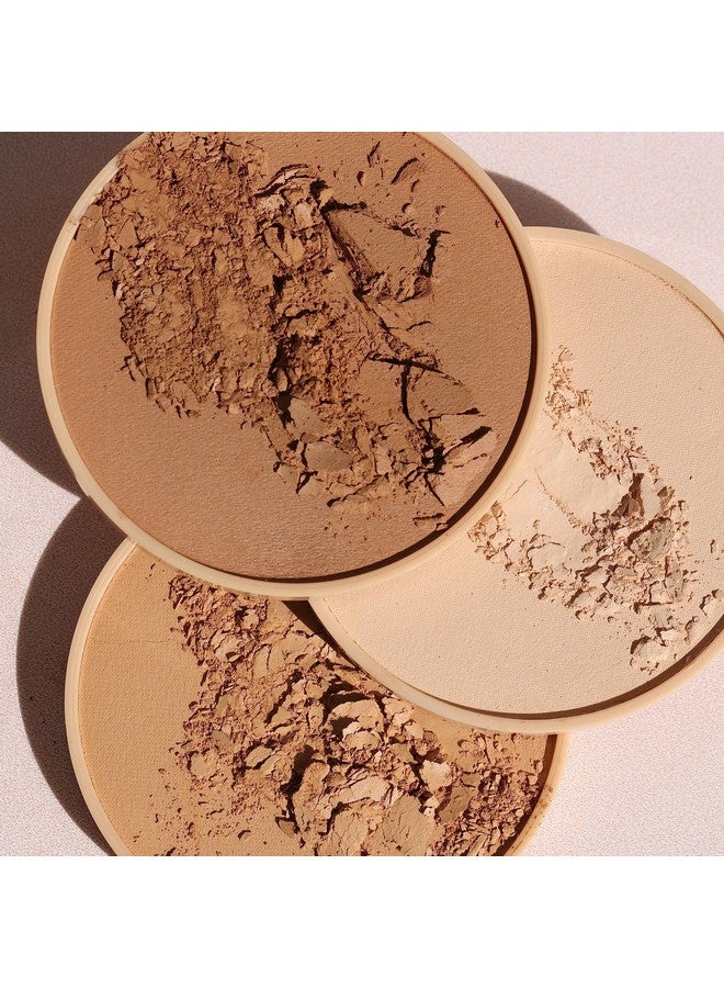 Wanderlust Powder Foundation Golden Medium Blurs And Evens Skin Tone Perfects & Hydrates With Hyaluronic Acid Aloe Honeysuckle & Vitamin E Lightweight Buildable Coverage