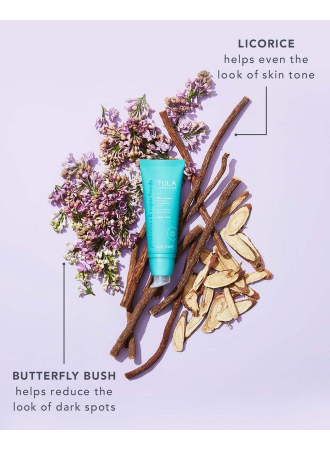 Skin Care Face Filter Blurring And Moisturizing Primer ; Smoothing Face Primer Evens The Appearance Of Skin Tone & Redness Hydrates & Improves Makeup Wear (Supersize Magic Hour/Medium Deep)
