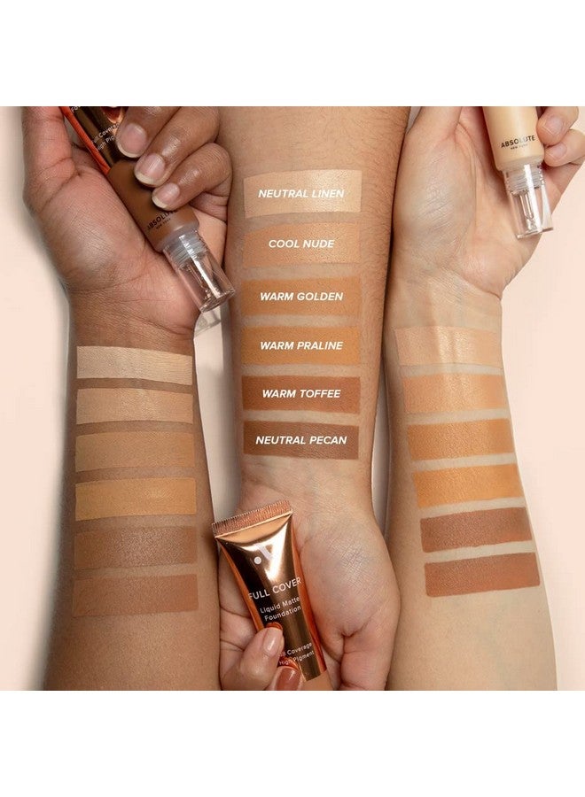 Full Cover Liquid Matte Foundation (Neutral Linen)