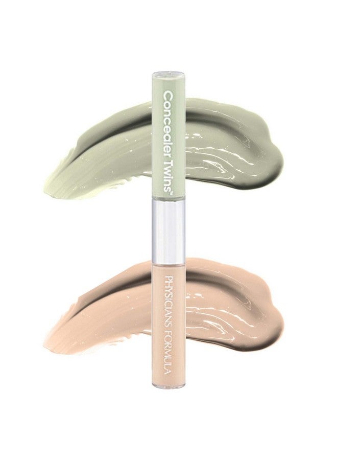 Cream Dual Ended Concealer Stick Green/Light Neutralizing Dark Circles Scars Blemishes Eyes