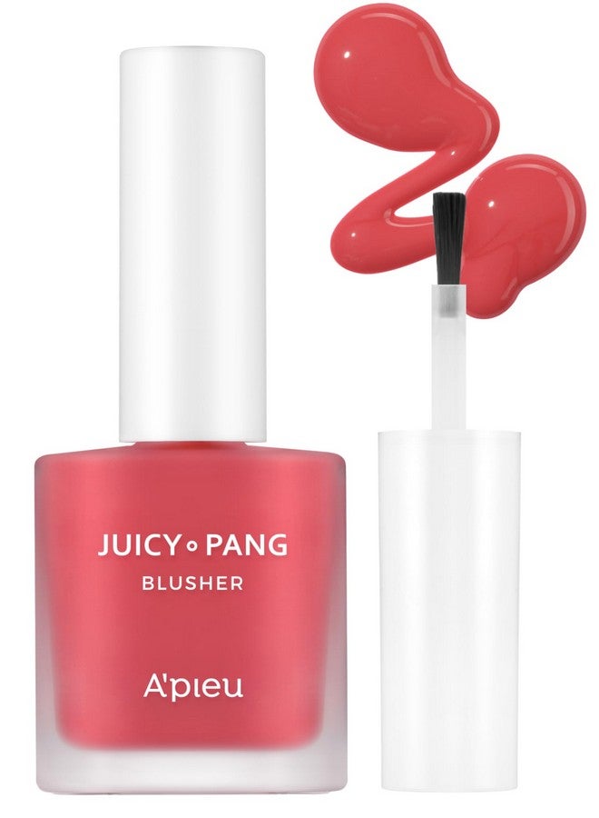 Juicy Pang Water Blusher (Rd01 Popping Cherry) Korean Liquid Blush For Cheeks K Beauty Makeup