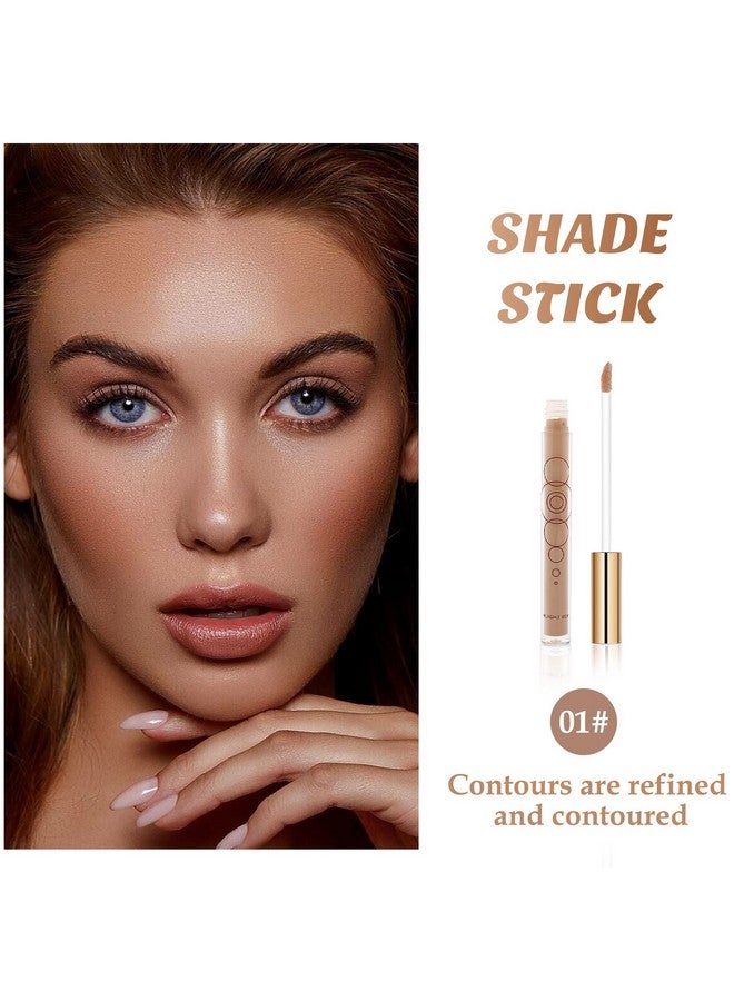 Cream Contour Stick Liquid Bronzer And Highlighter Face Makeup Highlighting&Contouring Pen Creamy Concealer Highlight Stick Easy To Create A Natural Matte Finishing Available In 3 Types
