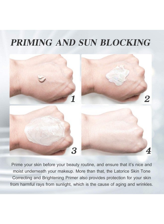 One Step Color Corrector Isolation Cream Makeup Primer Skin Tone Correcting And Brightening Primer Oil Control Moisturizing Latorice